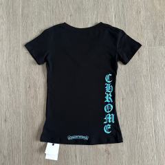 1:1 quality version Sanskrit Small Logo Print V-Neck Tee for girls 29033516