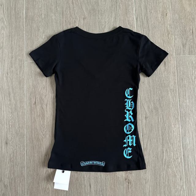 1:1 quality version Sanskrit Small Logo Print V-Neck Tee for girls 29033516