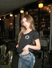 1:1 quality version Three Elements Print V-Neck Tee for girls 2 colors 29033515