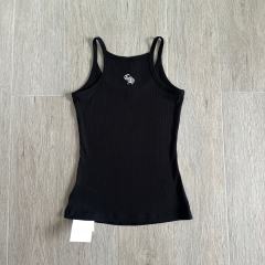 1:1 quality version Cross Flower Embroidery Knit Cami Top 3 colors 29306376