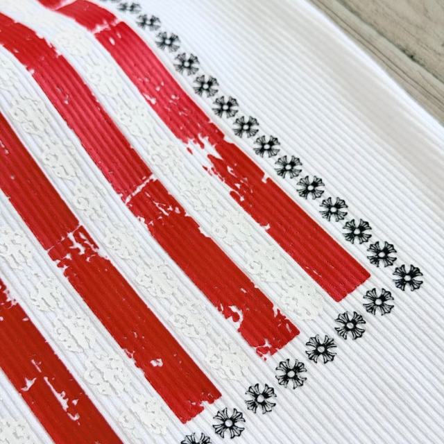 1:1 quality version USA Flag Print On Back Knit Tank Dress 2 colors 29306370