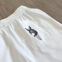 1:1 quality version Comic Figure Spider Web Cross Print Drawstring Wide Leg Sweat Pants for girls 29456663