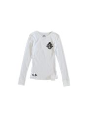 1:1 quality version Green Sword Vine Print Waffle Slim‑Fit Long Sleeve Tee for girls 29426184