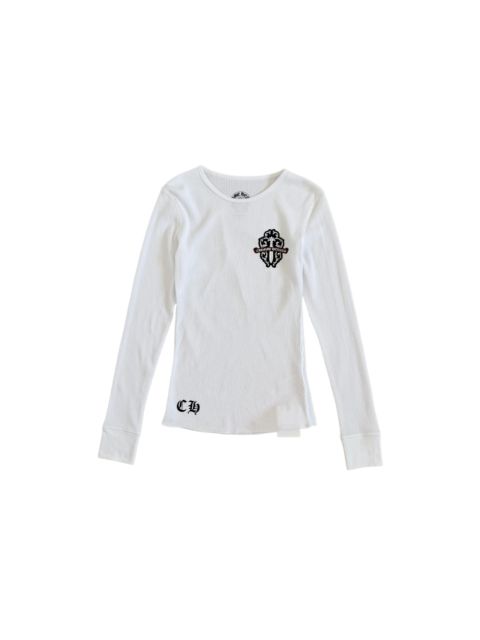 1:1 quality version Green Sword Vine Print Waffle Slim‑Fit Long Sleeve Tee for girls 29426184