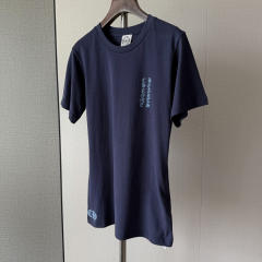 1:1 quality version Vintage Navy Blue Tokyo Vine Dagger Print Crew Neck Slim tee for girls 29392329