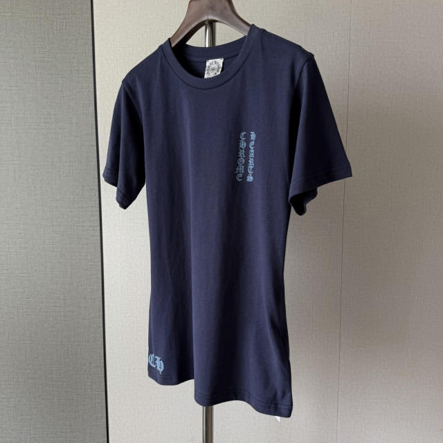 1:1 quality version Vintage Navy Blue Tokyo Vine Dagger Print Crew Neck Slim tee for girls 29392329