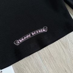 1:1 quality version Pink Gothic Letter Dual Sleeve Floral Print Waffle Knit Cropped Long Sleeve Tee for girls 29426247