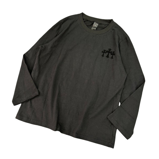 1:1 quality version 28114060 Flocked Long Sleeve T-Shirt  2 colors for girls