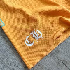 1:1 quality version Color Block Sanskrit Orange Knitted Tank Dress for girls 29033519