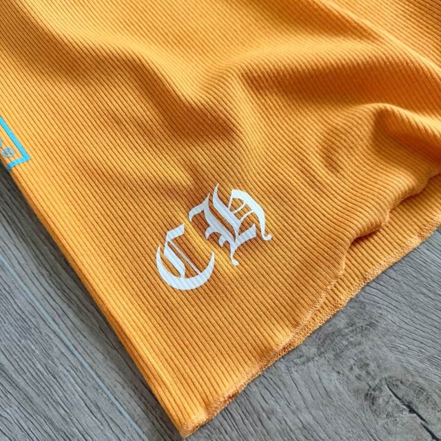 1:1 quality version Color Block Sanskrit Orange Knitted Tank Dress for girls 29033519