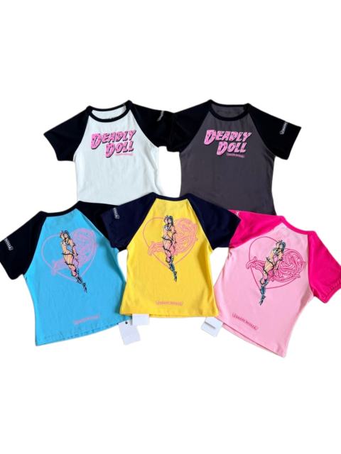 1:1 quality version Deadly Doll Raglan Sleeve Girl Group Style Print Tee 5 colors 29306360