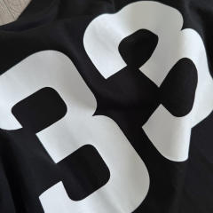 1:1 quality version Number Horseshoe Print Color Block Thin Breathable 3/4 Sleeve Long Sleeve T-Shirt  3 colors for girls 29380260