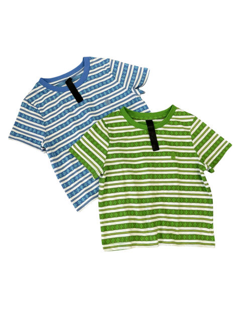 1:1 quality version 28166102 Embroidered Logo Tee 2 colors for girls