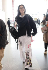 1:1 quality version Comic Figure Spider Web Cross Print Drawstring Wide Leg Sweat Pants for girls 29456663