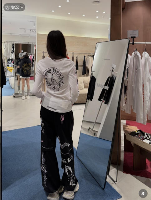 1:1 quality version Cross Cartoon Girl Slogan Print Drawstring Wide Leg Sweat Pants for girls 29456654