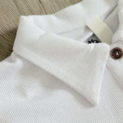 1:1 quality version Y2K Street Cross Gothic Letter Embroidery Ribbed Slim Fit Polo Dress 2 colors 29380249