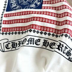 1:1 quality version Horseshoe USA Flag Neck Print Tee 2 colors for girls 29306369