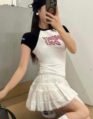 1:1 quality version Deadly Doll Raglan Sleeve Girl Group Style Print Tee 5 colors 29306360