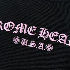 1:1 quality version Pink Gothic Letter Dual Sleeve Floral Print Waffle Knit Cropped Long Sleeve Tee for girls 29426247