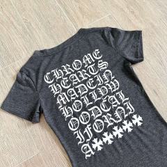 1:1 quality version Sanskrit Cross Horseshoe Neck Print Tee 2 colors for girls 29306368