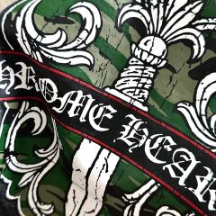 1:1 quality version Camo Crack Sword Vine V Neck Print Tee 2 colors for girls 29306362