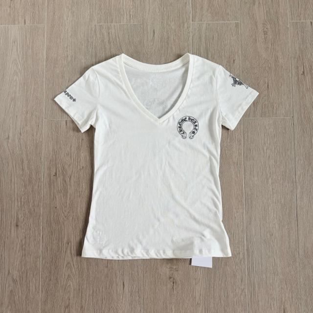 1:1 quality version Three Elements Print V-Neck Tee for girls 2 colors 29033515