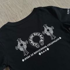 1:1 quality version Three Elements Print V-Neck Tee for girls 2 colors 29033515