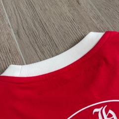 1:1 quality version Color Block Banner Horseshoe Ladies Print Tee 5 colors 29334586