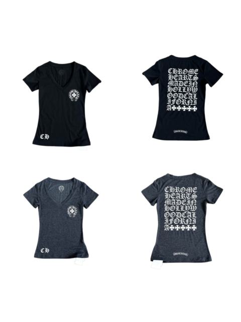 1:1 quality version Sanskrit Cross Horseshoe Neck Print Tee 2 colors for girls 29306368