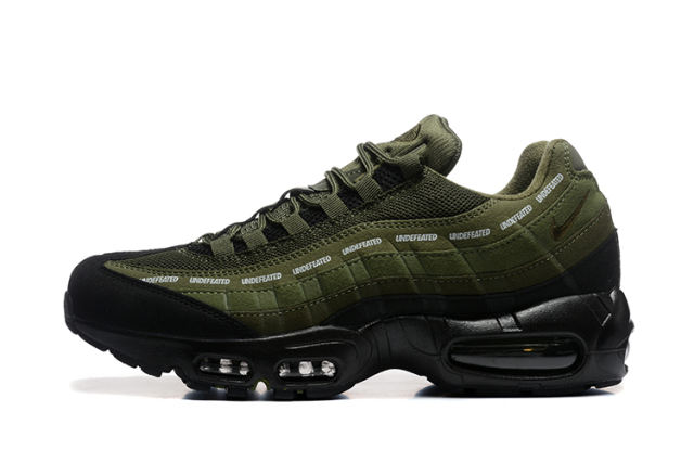 [plus-size shoes]@ir Max 95 x Undefeated Olive Black  Air Cushion Running Shoes 29043573