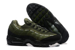 [plus-size shoes]@ir Max 95 x Undefeated Olive Black  Air Cushion Running Shoes 29043573