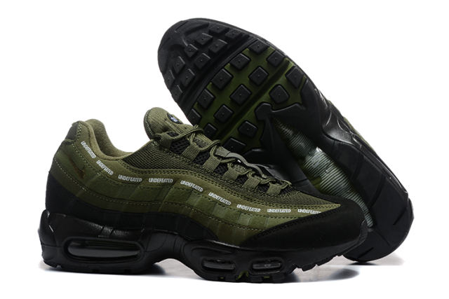 [plus-size shoes]@ir Max 95 x Undefeated Olive Black  Air Cushion Running Shoes 29043573