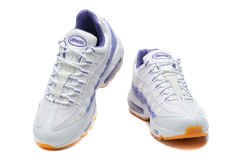 [plus-size shoes]@ir Max 95 White Purple Gum Sole Air Cushion Casual Sneakers 29066521