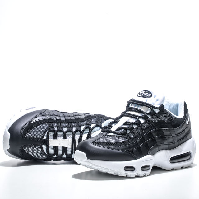[plus-size shoes]@ir Max 95 Black White Breathable Air Cushion Running Shoes 29045544