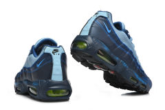 [plus-size shoes]@ir Max 95 Blue Gradient Mesh  Air Cushion Running Shoes 29043566