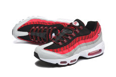 [plus-size shoes]@ir Max 95 Black Red Grey Gradient Stripe Air Cushion Retro Running Shoes 29247380
