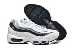 [plus-size shoes]@ir Max 95 White Grey Black Gradient Air Cushion Running Shoes 29044769
