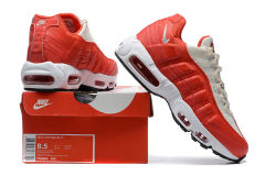 [plus-size shoes]@ir Max 95 Red White Gradient Wave Strip Streetwear Running Shoes 29066531