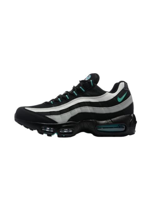 [plus-size shoes]@ir Max 95 Black White Teal Mesh  Air Cushion Running Shoes 29045309