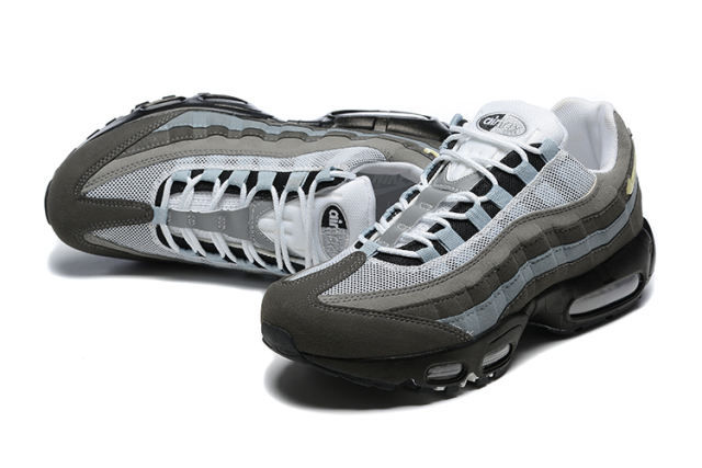 [plus-size shoes]@ir Max 95 Grey Black Multi-Tone Gradient Air Cushion Casual Sneakers 29066638