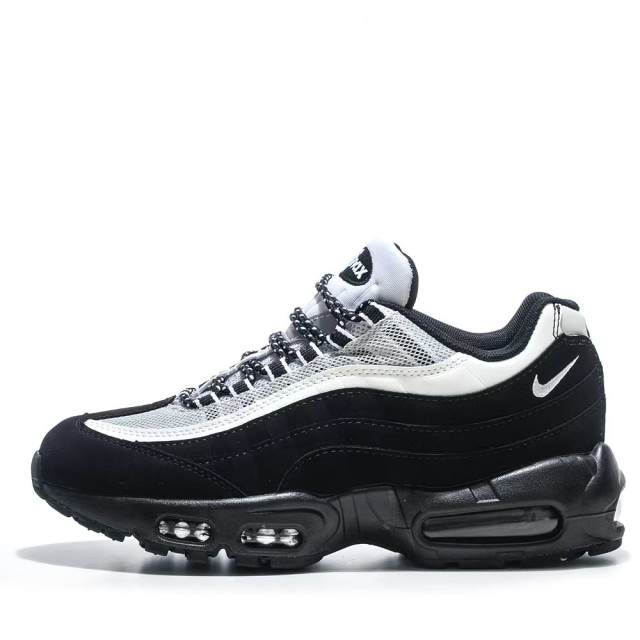 [plus-size shoes]@ir Max 95 Black White Breathable Air Cushion Running Shoes 29045669