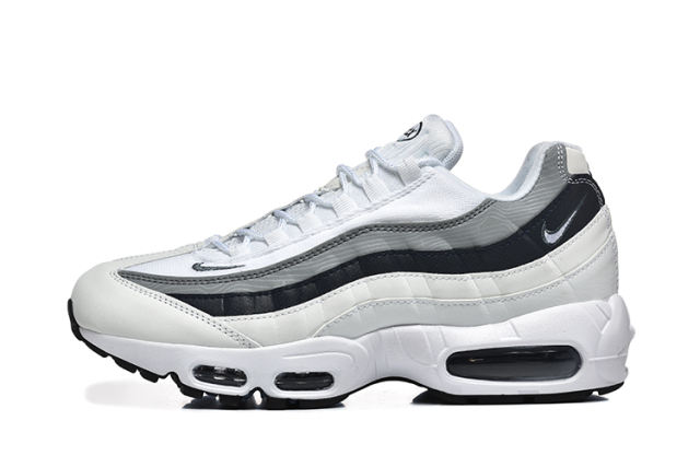 [plus-size shoes]@ir Max 95 White Grey Black Gradient Air Cushion Running Shoes 29044769