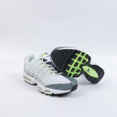 [plus-size shoes]@ir Max 95  White Grey Volt Breathable Mesh Running Shoes 29064534
