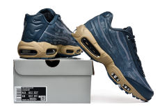 [plus-size shoes]@ir Max 95 Navy Blue Tan  Air Cushion Running Shoes 29043538