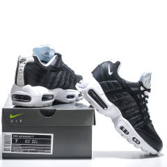 [plus-size shoes]@ir Max 95 Black White Breathable Air Cushion Running Shoes 29045544