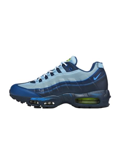 [plus-size shoes]@ir Max 95 Blue Gradient Mesh  Air Cushion Running Shoes 29043566