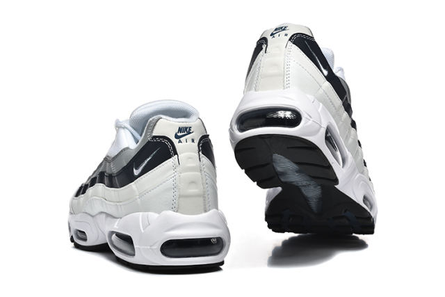 [plus-size shoes]@ir Max 95 White Grey Black Gradient Air Cushion Running Shoes 29044769
