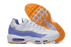 [plus-size shoes]@ir Max 95 White Purple Gum Sole Air Cushion Casual Sneakers 29066521