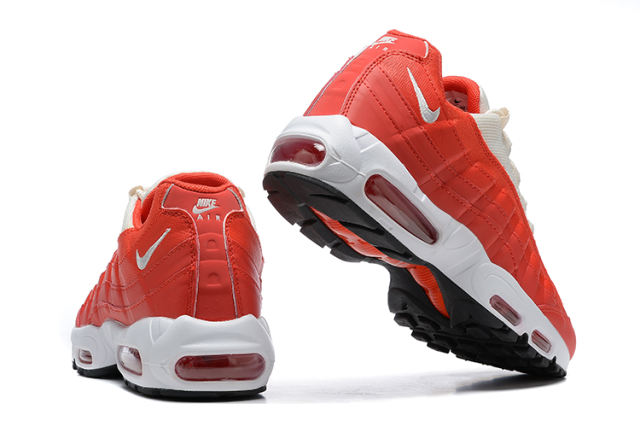 [plus-size shoes]@ir Max 95 Red White Gradient Wave Strip Streetwear Running Shoes 29066531