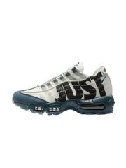 [plus-size shoes]@ir Max 95 White Teal  Just Do It  Print  Air Cushion Running Shoes 29045031